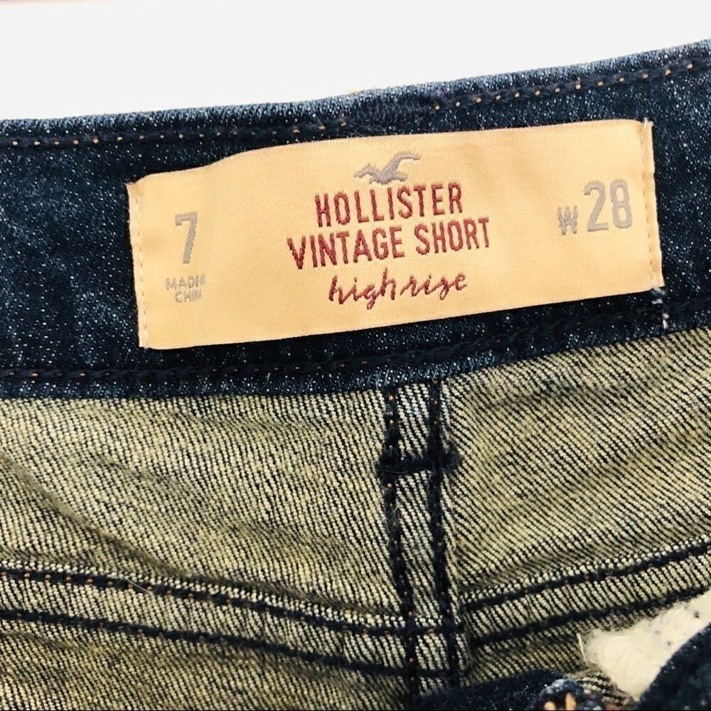 Set of TWO Size 7 Distressed Jean Shorts!! - Picture 3 of 14